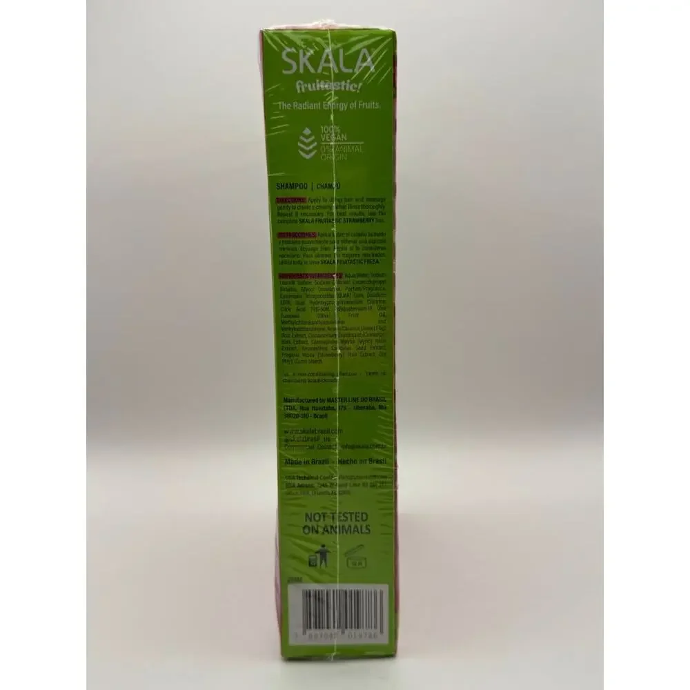 Skala Frutastic Strawberry Shampoo Conditioner 325ml Set Care Vegan New Brazil